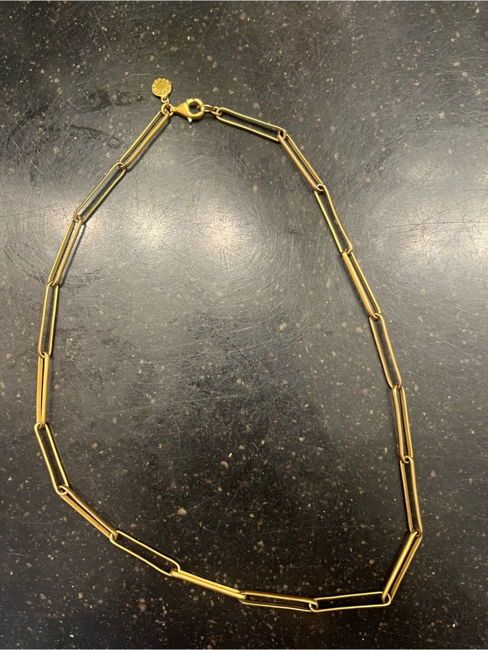 J.Crew Gold Paperclip Chain Necklace - Women Jewelry